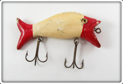 Vintage Wright & McGill Red & White Bass O Gram Lure 