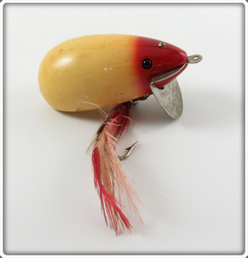 erwin fish box Vintage Erwin Weller Company Red & White Mouse Lure In Box For Sale