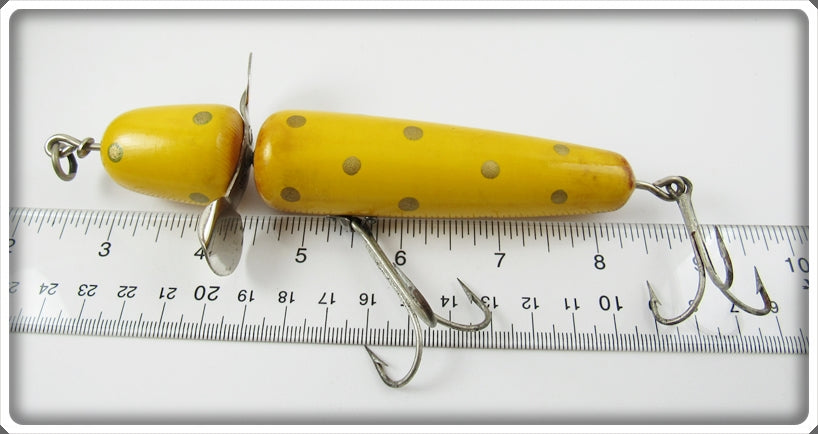 Pflueger Yellow Gold Musky Globe Lure In Box 3750 Yel Gold For Sale