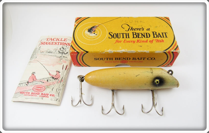 Vintage South Bend Luminous Bass Oreno Lure In Box 973 LUM For