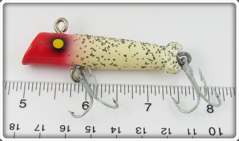 eger fishing lures Vintage Eger Red Head With Glitter Pier Bait In Box 2304 M For Sale