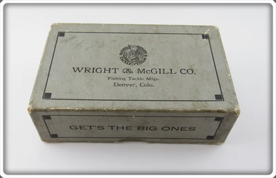 Vintage Wright & McGill Flapper Crab Lure No. 6 Empty Box