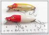 Abu Red Head White & Yellow Shore Hi Lo Pair