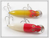 Abu Red Head White & Yellow Shore Hi Lo Pair