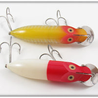 Abu Red Head White & Yellow Shore Hi Lo Pair