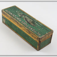 Al Foss Red & White Oriental Wiggler No. 3 In Green Tin