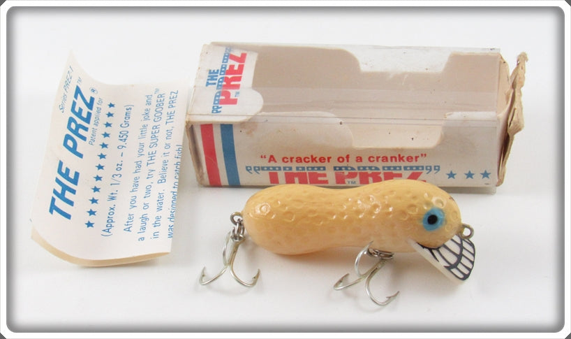 Vintage Cordell The Prez Jimmy Carter Peanut Lure In Box