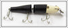 Vintage Creek Chub Black White Head Jointed Pikie Lure 2611