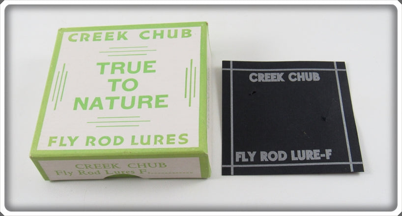 Vintage Creek Chub True To Nature Fly Rod Lures Empty Box 