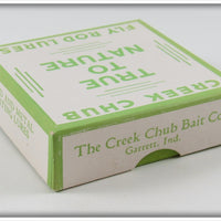 Creek Chub True To Nature Fly Rod Lures Empty Box