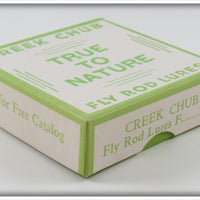 Creek Chub True To Nature Fly Rod Lures Empty Box