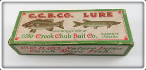 Creek Chub Golden Shiner Baby Jointed Pikie Empty Box 2704