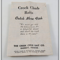 Creek Chub Perch Husky Pikie Empty Box 2301