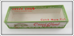 Creek Chub Yellow Pickerel Jointed Pikie Empty Box 2600 Y