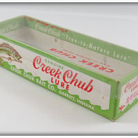 Creek Chub Yellow Pickerel Jointed Pikie Empty Box 2600 Y