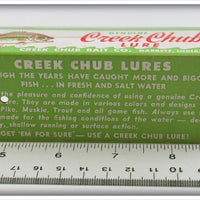 Creek Chub Yellow Pickerel Jointed Pikie Empty Box 2600 Y