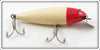 Vintage Creek Chub Red Head White Husky Musky Lure 602