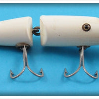 Creek Chub Solid White Jointed Deep Diving Pikie Lure 2600 DD Special