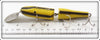 Creek Chub Yellow Black Stripes Plastic Jointed Pikie 2600 P Special