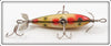 Vintage South Bend White Hex Three Hook Underwater Minnow Lure