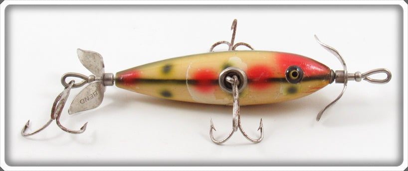 Vintage South Bend White Hex Three Hook Underwater Minnow Lure