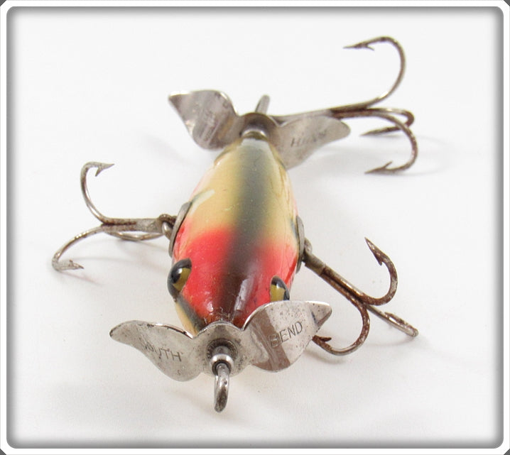 Vintage South Bend White Hex Three Hook Underwater Minnow Lure Vintage South Bend White Hex Three Hook Underwater Minnow Lure