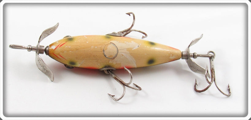 Vintage South Bend White Hex Three Hook Underwater Minnow Lure Vintage South Bend White Hex Three Hook Underwater Minnow Lure