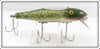 Vintage Pflueger White Silver Sparks Mustang Lure