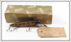Vintage Pflueger Palomine Creek Chub Pikie Factory Sample With Tag