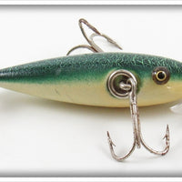 Pflueger Green Crackleback Neverfail Minnow In Maroon Box