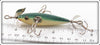 Pflueger Green Crackleback Neverfail Minnow In Maroon Box