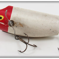 Vintage Drake Red & White Musky Paddle Wheel Lure