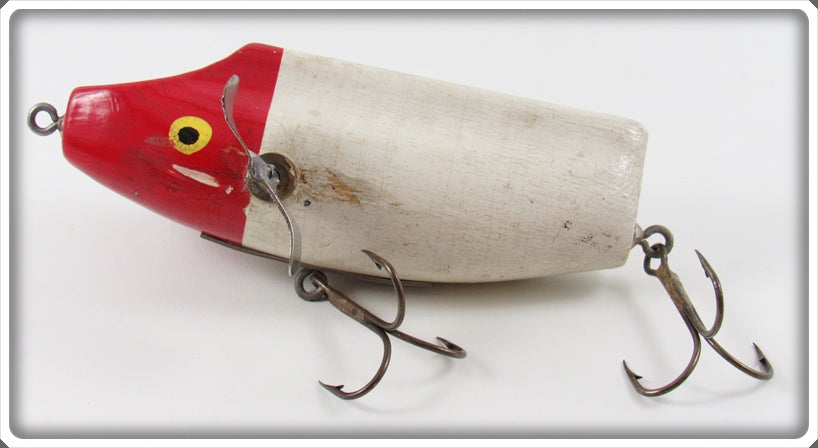 Vintage Drake Red & White Musky Paddle Wheel Lure