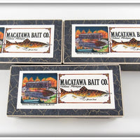 Macatawa Bait Co Fly Rod Lure Set Of Three In Boxes