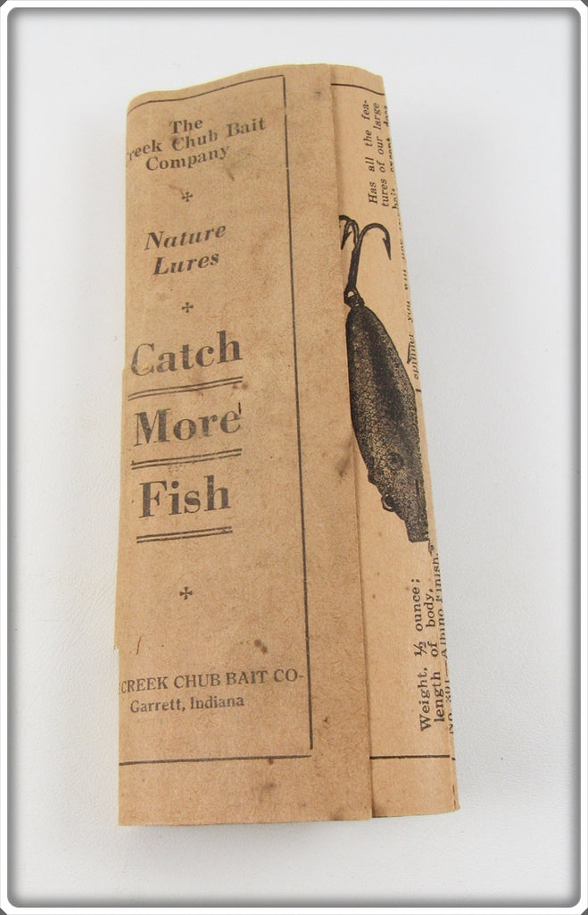Vintage Creek Chub Catch More Fish Early Pocket Catalog For Sale