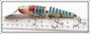 Creek Chub White With Red Back & Blue Stripes Jointed Pikie 2600 DD Special
