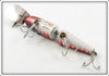Creek Chub White With Blue Back & Red Stripes Jointed Pikie 2600 DD Special ~