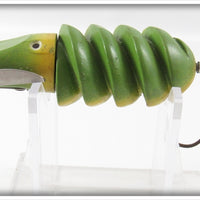 Zink Artificial Bait Co. Green Zink Screwtail