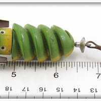 Zink Artificial Bait Co. Green Zink Screwtail