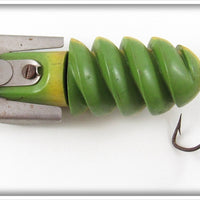 Zink Artificial Bait Co. Green Zink Screwtail