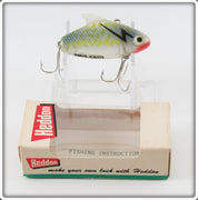 Heddon Crystal Shad With Only Yellow Spots Super Sonic Lure In Box