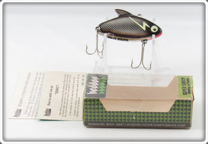 Heddon Nickel Black Shiner Super Sonic In Box 9385 NBL 