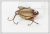 Vintage Heddon Gold Brown Chrome Ultra Sonic 327 VGS Lure