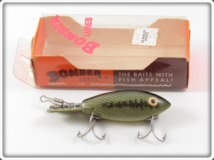 Vintage Bomber Bait Co Baby Bass Model 300 Lure In Box 3BB