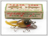 Vintage Creek Chub Golden Shiner Dingbat Lure In Box 5104