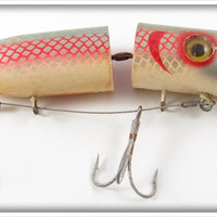 Vintage Martin Silver Scale 5 1/2" Jointed Salmon Plug Lure