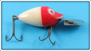 Vintage Nichols Red Head White Flirt Lure