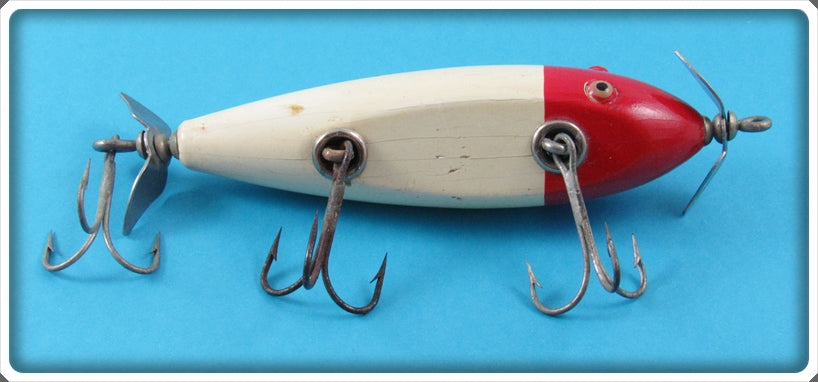 Creek Chub Red Head White Tack Eye Injured Minnow Lure