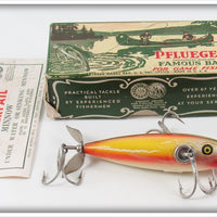 Vintage Pflueger Rainbow Three Hook Neverfail In Box 3173