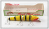 Creek Chub Tiger Stripe Plastic Jointed Pikie Lure In Box 2639 P